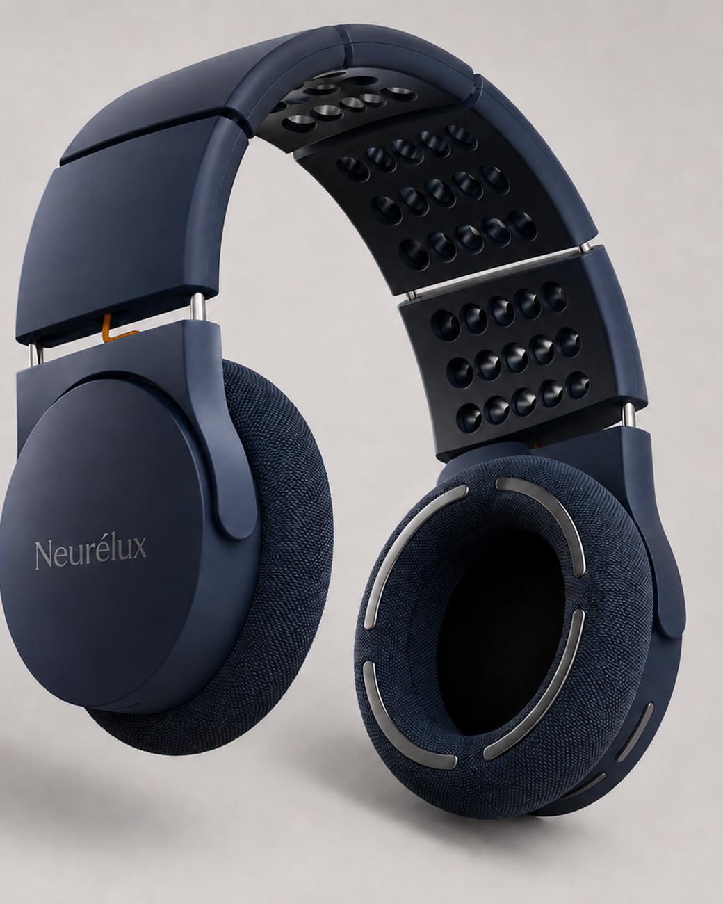 HERNOA headset, angled studio view